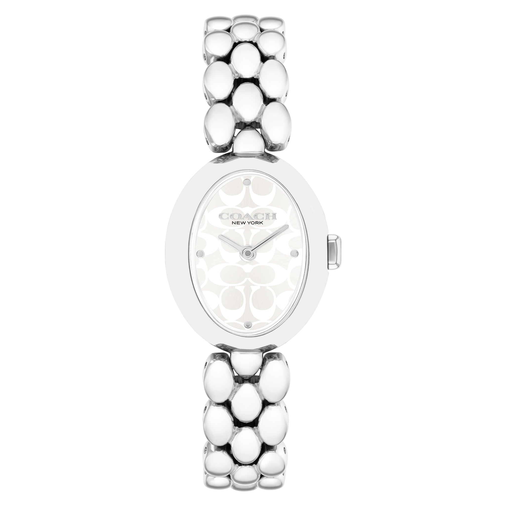 Coach Stainless Steel Silver White Dial Women's Watch - 14504416