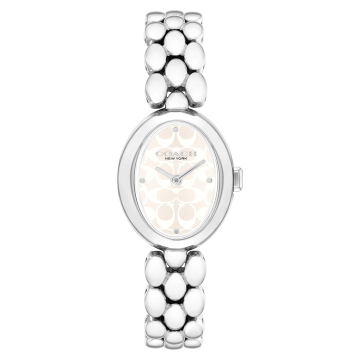 Coach Sammy Stainless Steel Silver White Dial Basic Women's - 14504416