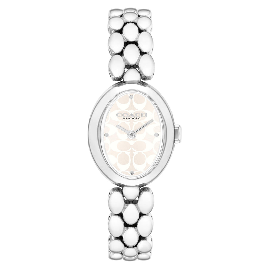 Coach Sammy Stainless Steel Silver White Dial Basic Women's - 14504416