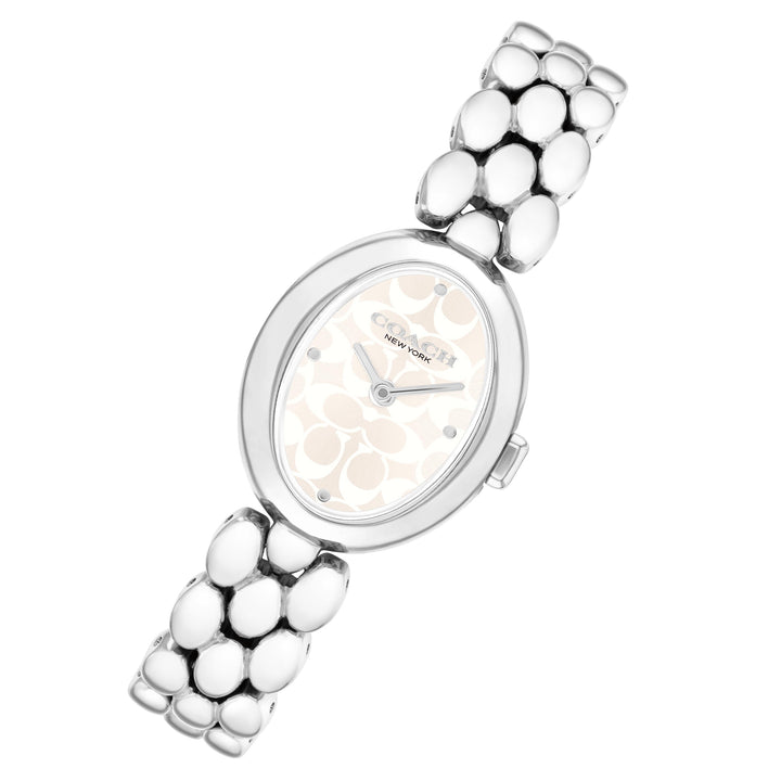 Coach Stainless Steel Silver White Dial Women's Watch - 14504416