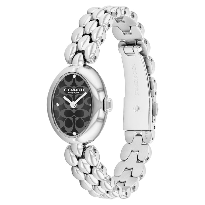 Coach Stainless Steel Black Dial Women's Watch - 14504420