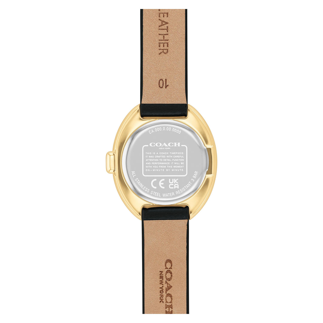 Coach Black Calfskin Women's Watch - 14504421