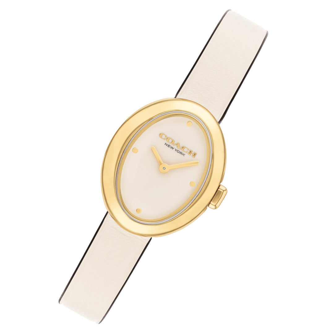 Coach Chalk Leather Women's Watch - 14504422