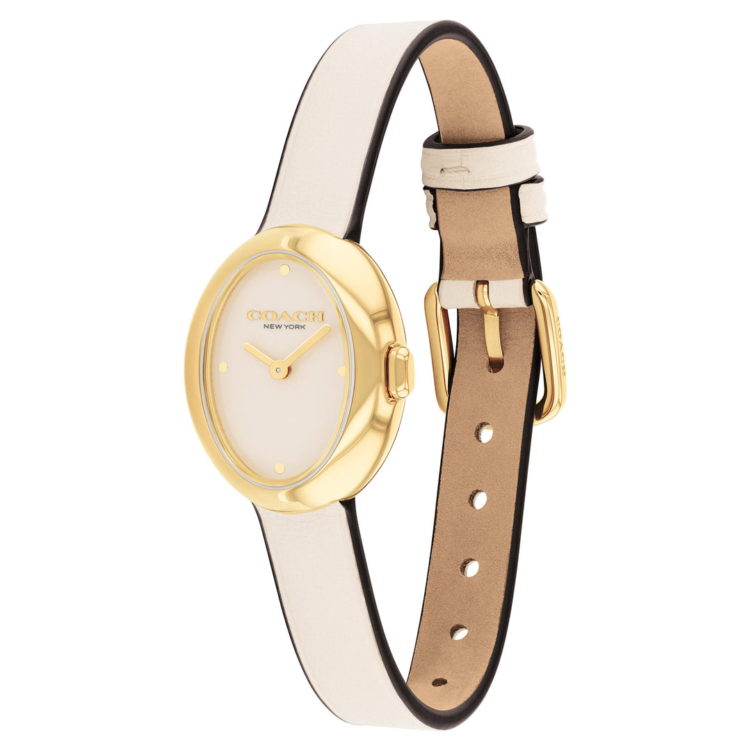 Coach Chalk Leather Women's Watch - 14504422