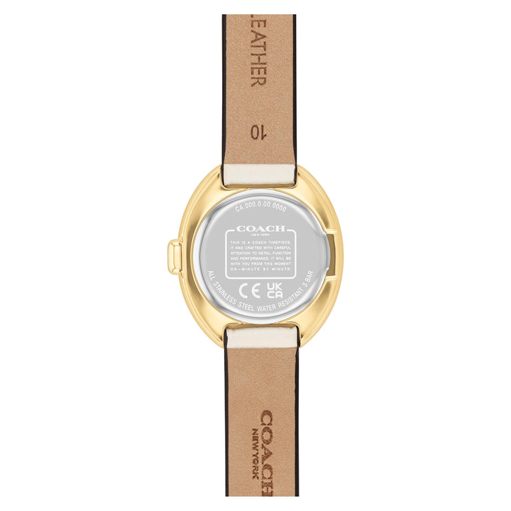 Coach Chalk Leather Women's Watch - 14504422