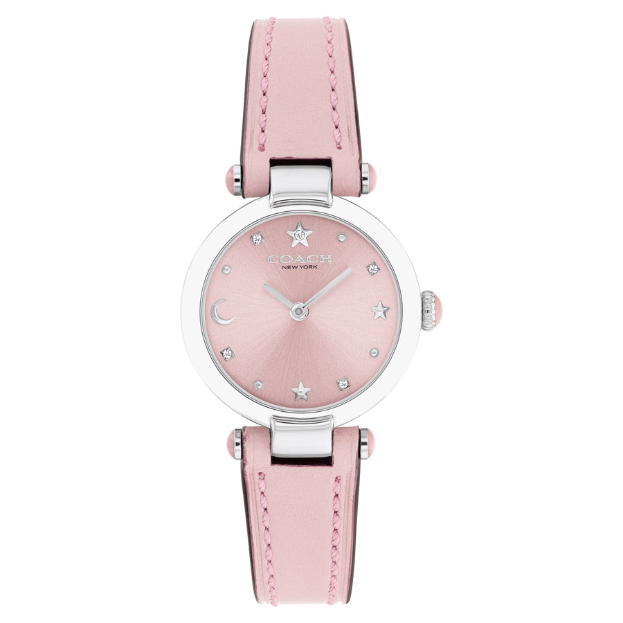 Coach Leather Blush Dial Women's Watch - 14504458