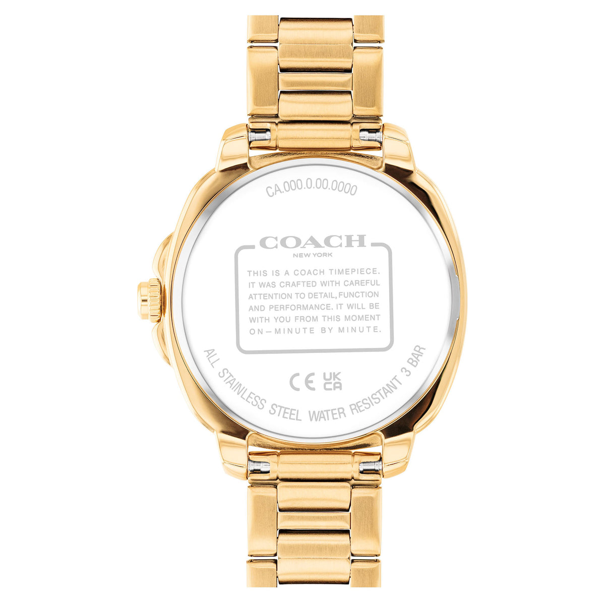 Coach Gold Steel Champagne Dial Women's Watch - 14504468