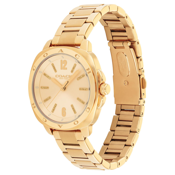 Coach Gold Steel Champagne Dial Women's Watch - 14504468