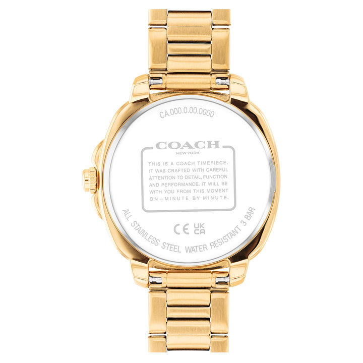 Coach Gold Steel Champagne Dial Women's Watch - 14504468