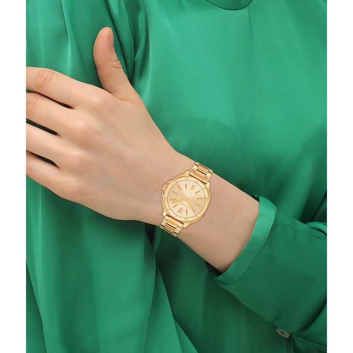 Coach Gold Steel Champagne Dial Women's Watch - 14504468