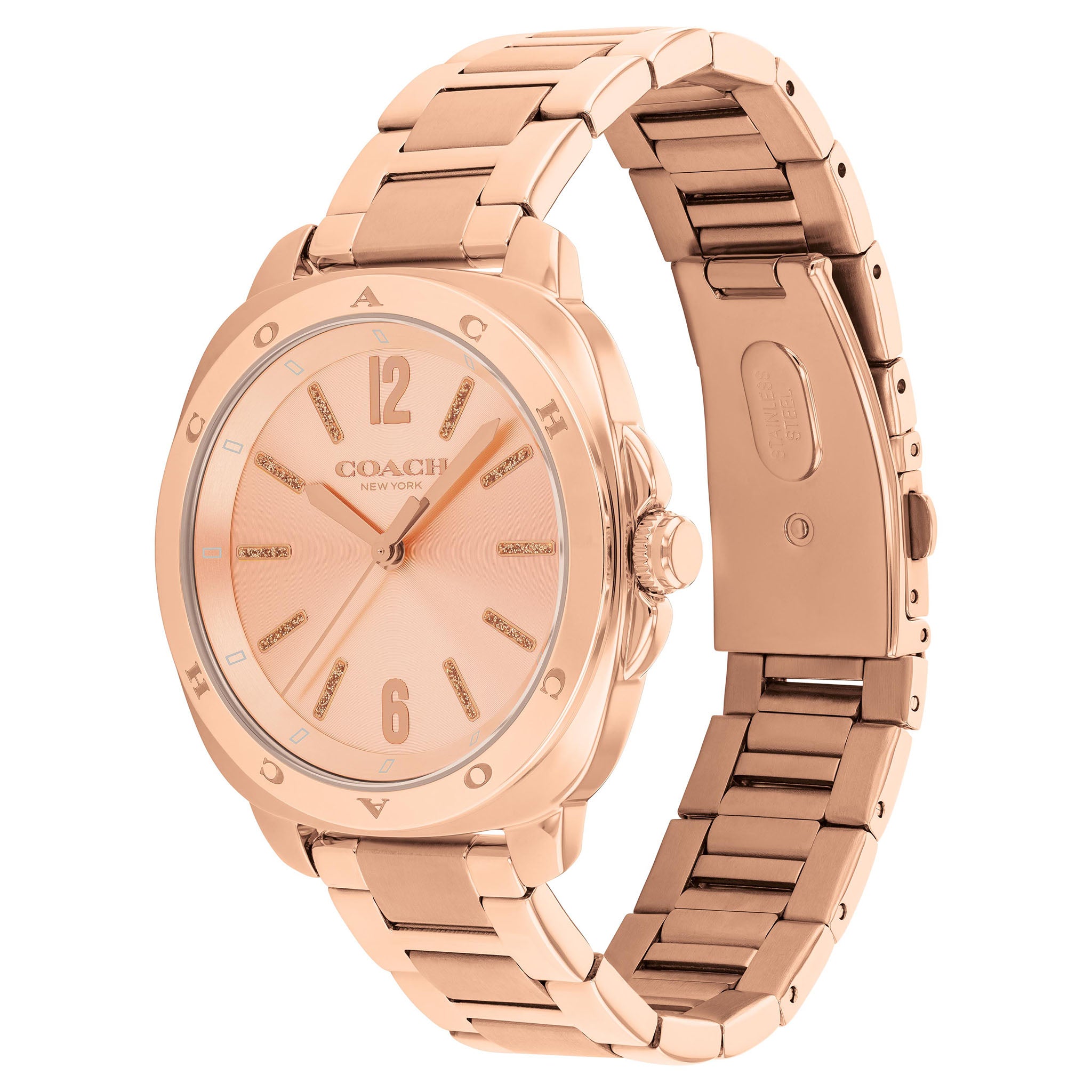 Coach Rose Gold Steel Women's Watch - 14504479