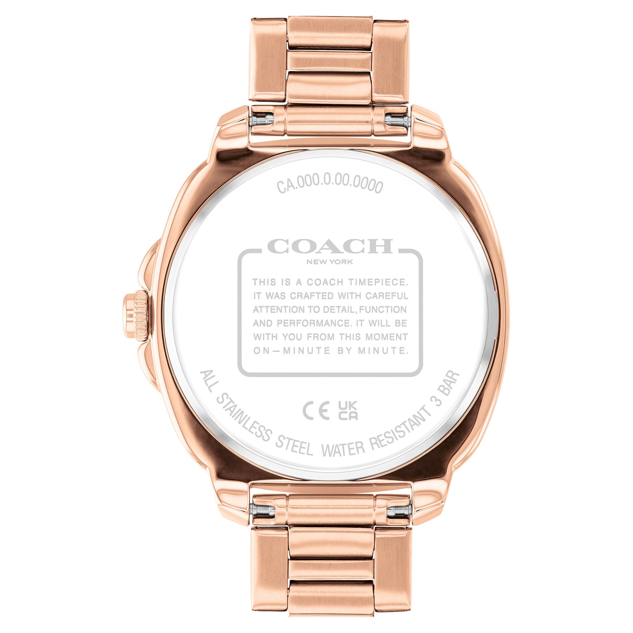Coach Rose Gold Steel Women's Watch - 14504479