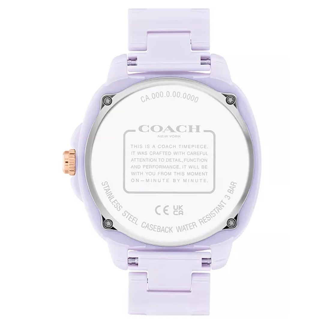 Coach Lavendar Ceramic Women's Watch - 14504481
