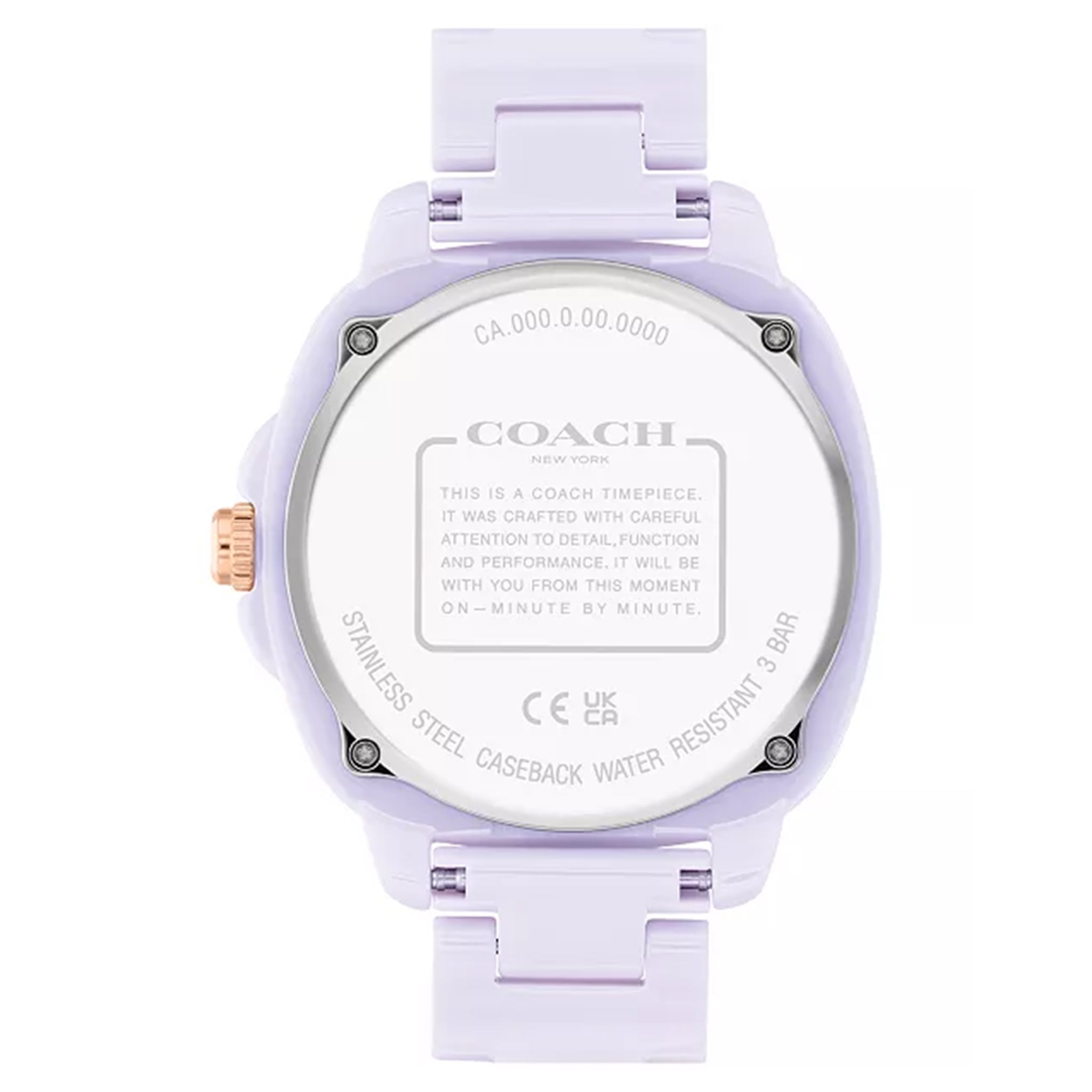 Coach Lavendar Ceramic Women's Watch - 14504481