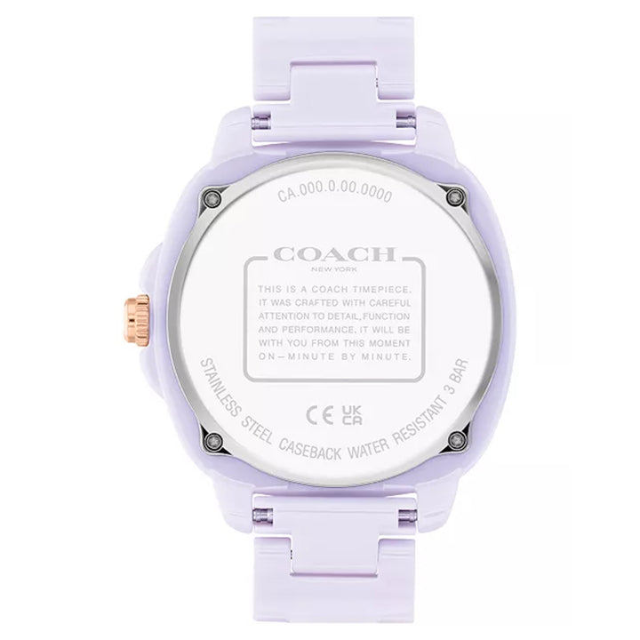 Coach Lavendar Ceramic Women's Watch - 14504481