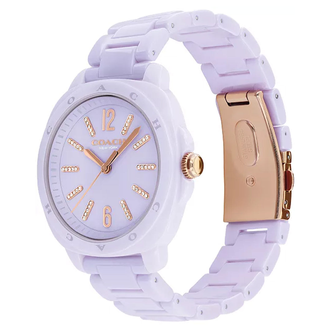 Coach Lavendar Ceramic Women's Watch - 14504481