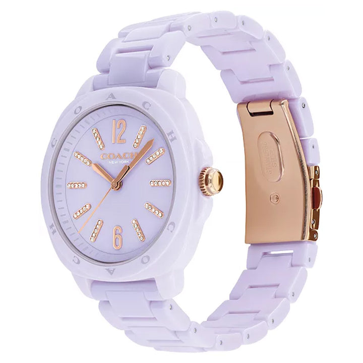Coach Lavendar Ceramic Women's Watch - 14504481