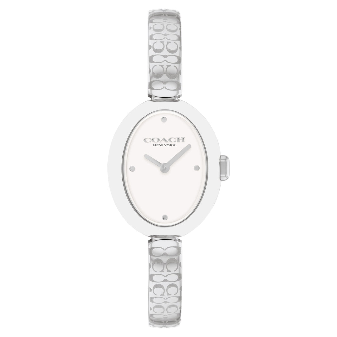 Coach Stainless Steel White Dial Women's Watch - 14504483