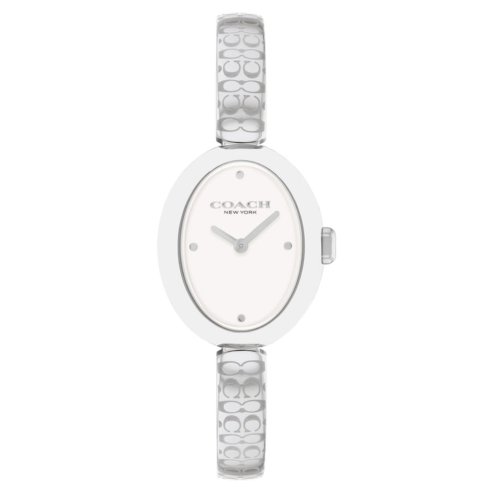 Coach Stainless Steel White Dial Women's Watch - 14504483