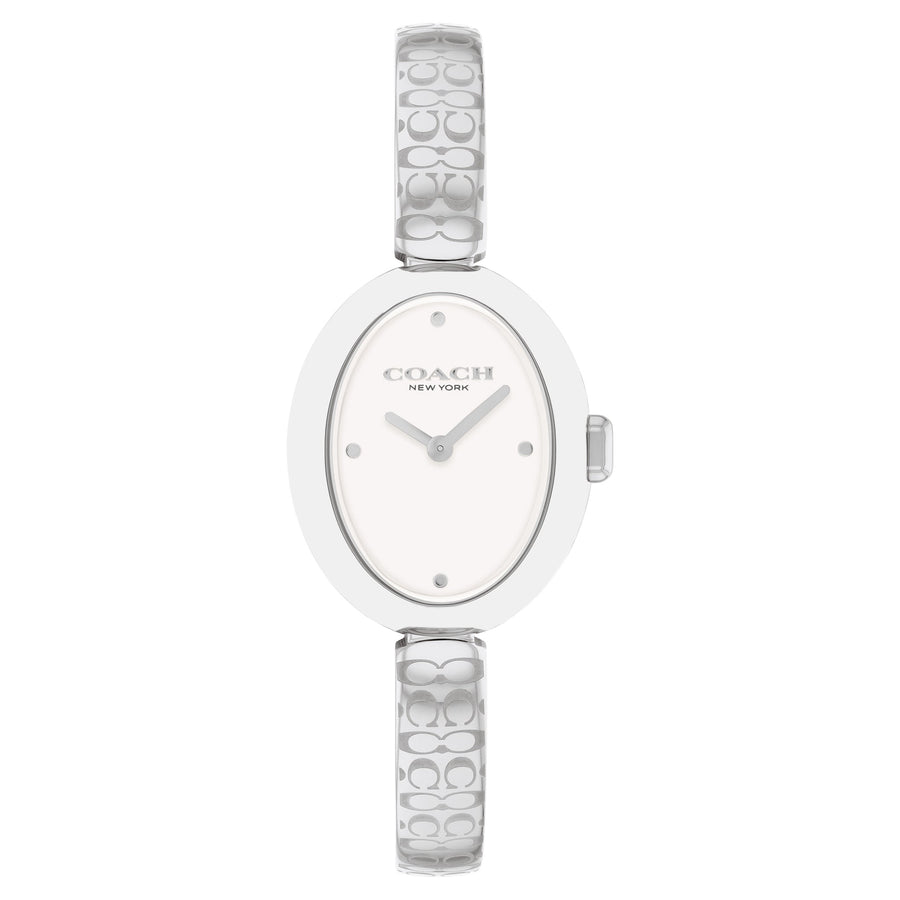 Coach Stainless Steel White Dial Women's Watch - 14504483