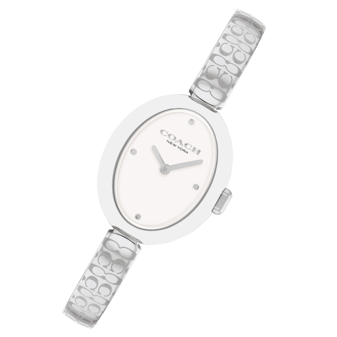 Coach Stainless Steel White Dial Women's Watch - 14504483