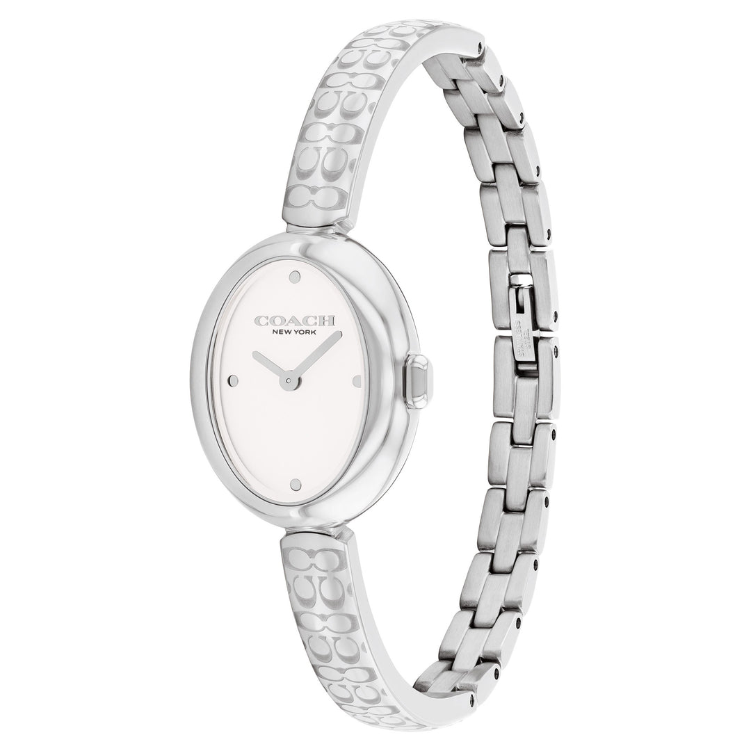 Coach Stainless Steel White Dial Women's Watch - 14504483