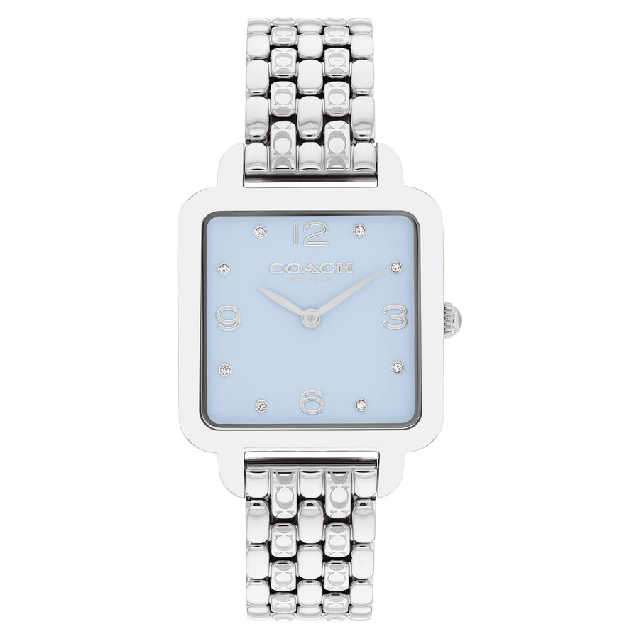 Coach Stainless Steel Light Blue Dial Women's Watch - 14504494