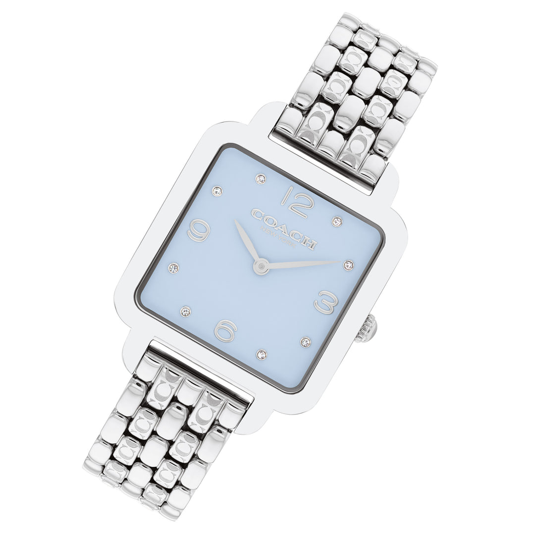 Coach Stainless Steel Light Blue Dial Women's Watch - 14504494