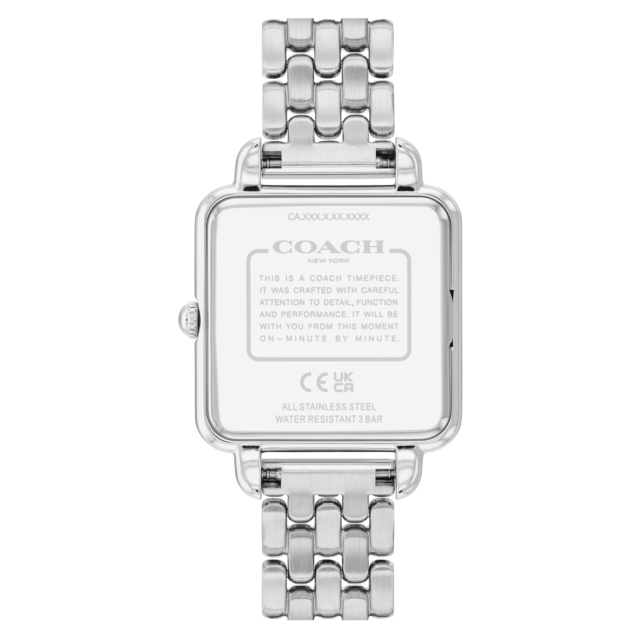Coach Stainless Steel Light Blue Dial Women's Watch - 14504494