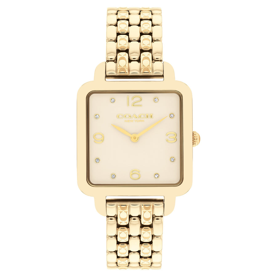 Coach Gold Steel Champagne Dial Women's Watch - 14504495