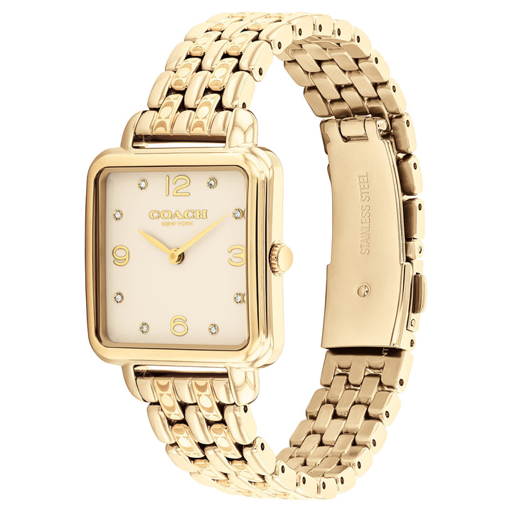 Coach Gold Steel Champagne Dial Women's Watch - 14504495