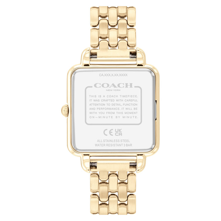 Coach Gold Steel Champagne Dial Women's Watch - 14504495