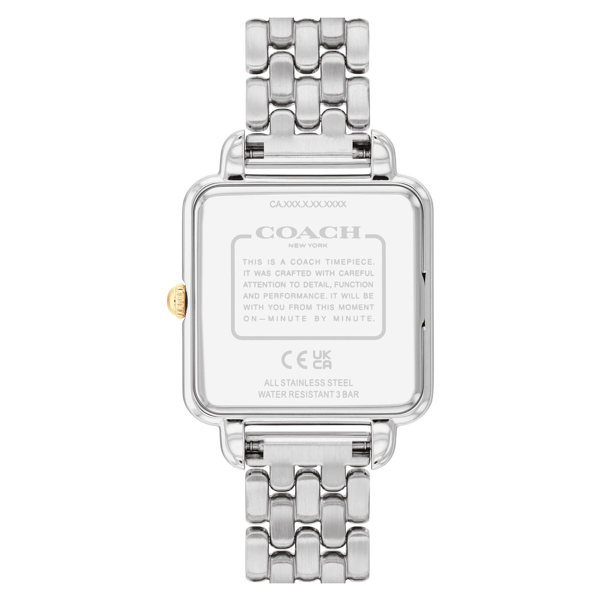 Coach Two-tone Steel Black Dial Women's Watch - 14504496