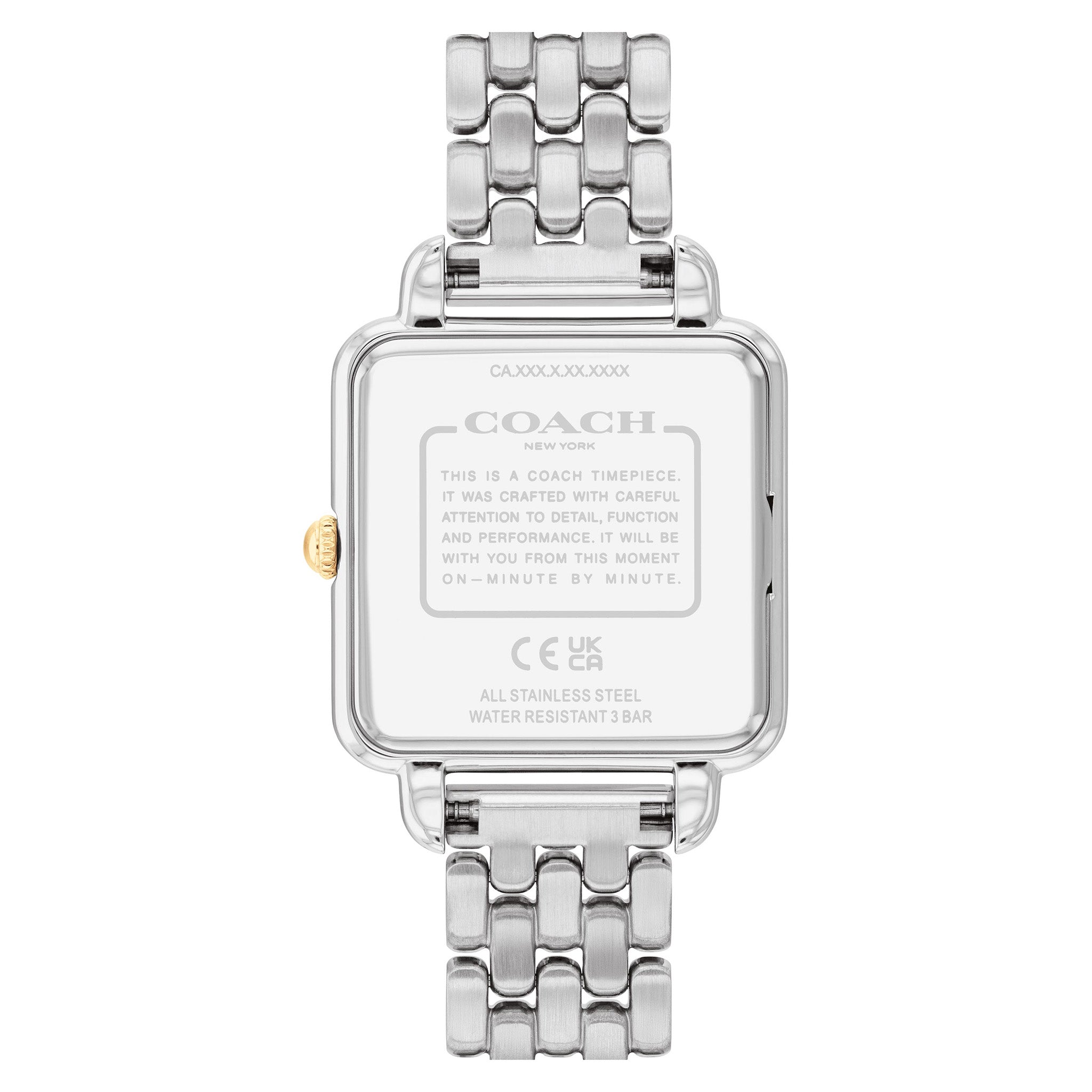 Coach Two-tone Steel Black Dial Women's Watch - 14504496