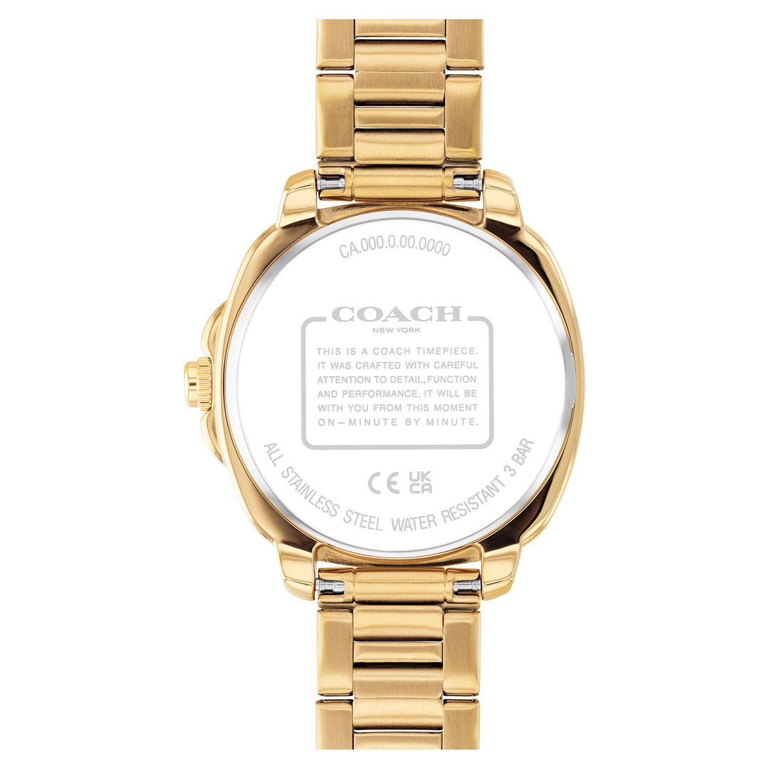 Coach Gold Steel Green Dial Women's Watch - 14504535