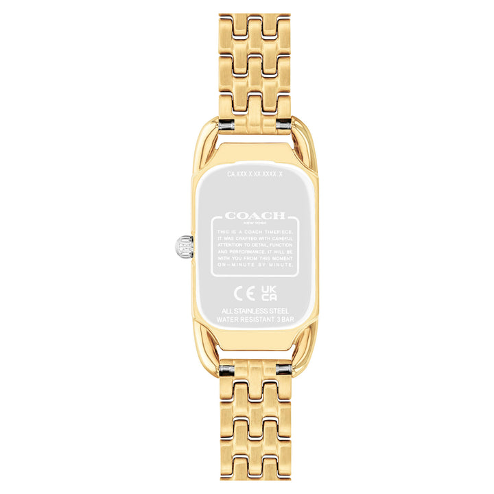 Coach Triple-Tone Steel Silver White Dial Women's Watch - 14504550