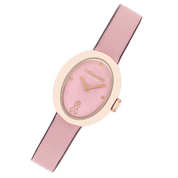 Coach Pink Leather Women's Watch - 14504565