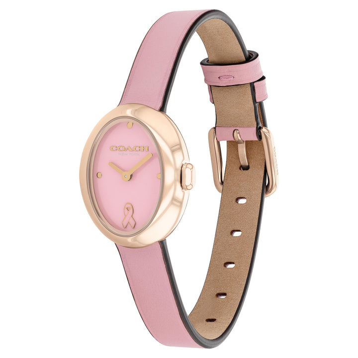Coach Pink Leather Women's Watch - 14504565