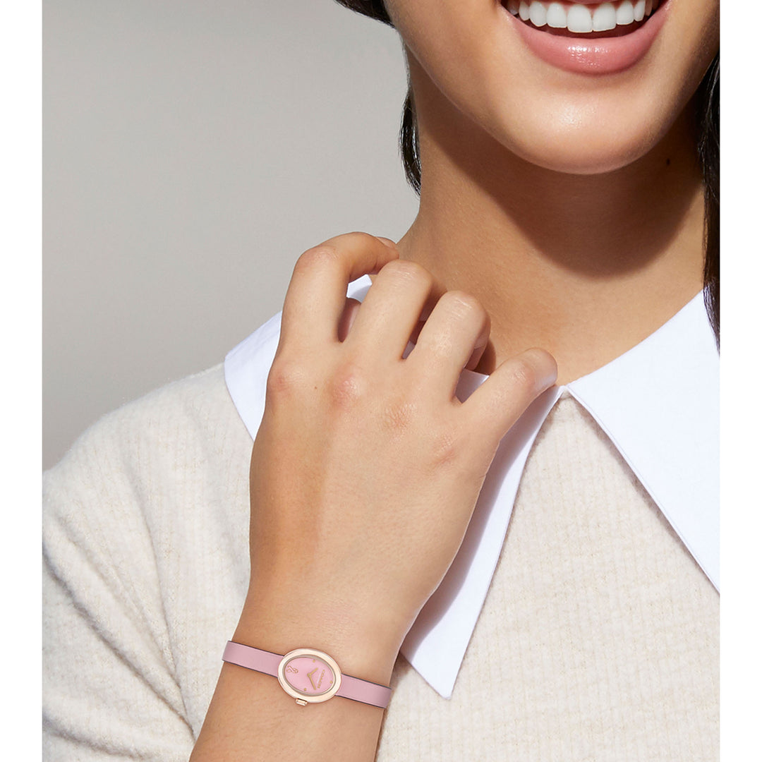 Coach Pink Leather Women's Watch - 14504565
