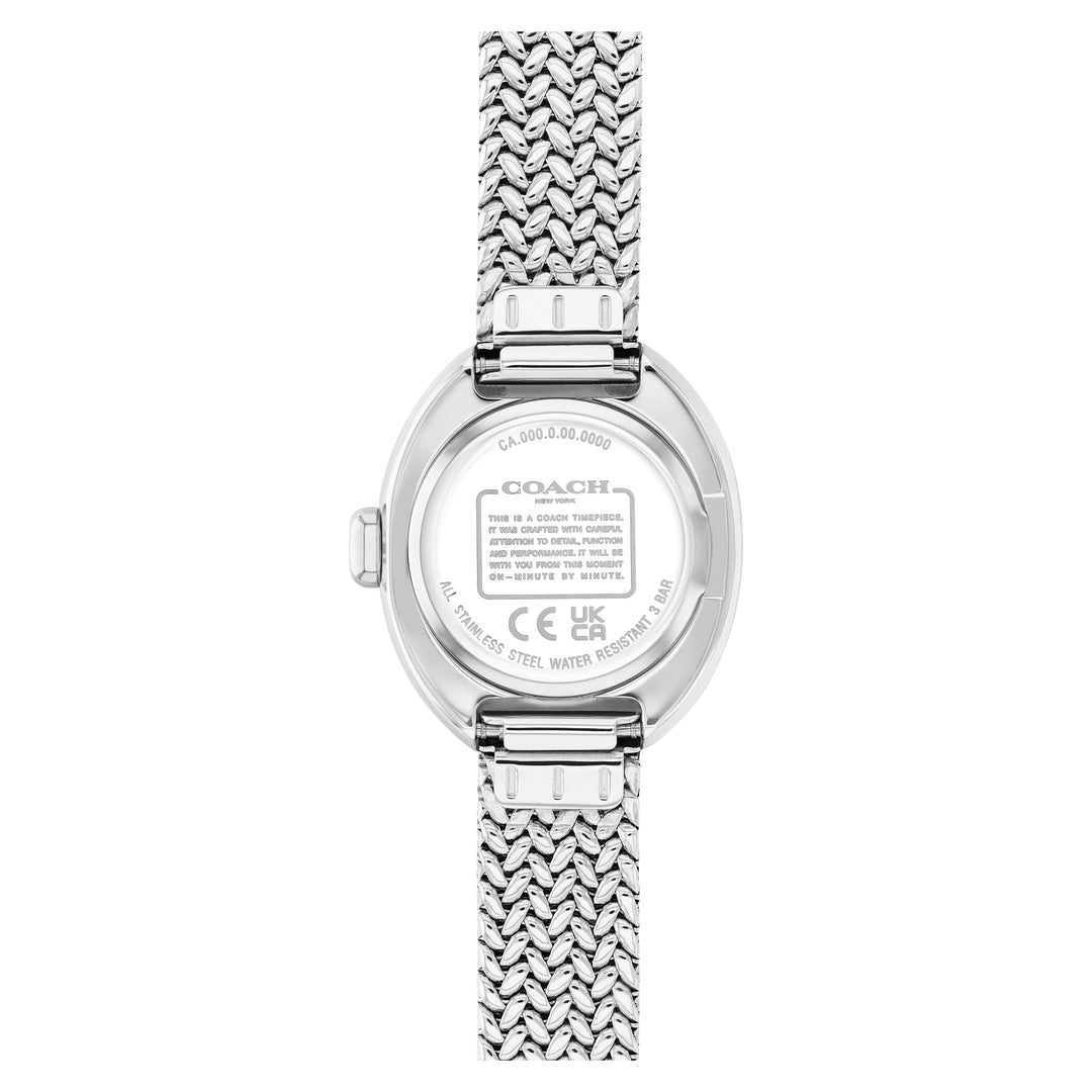 Coach Stainless Steel Silver White Dial Women's Watch - 14504566