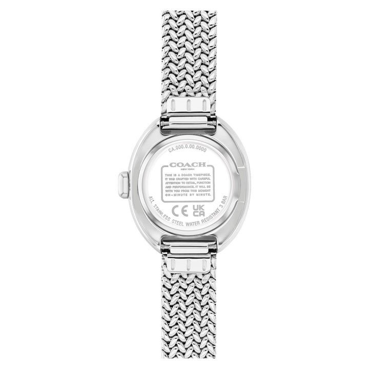 Coach Stainless Steel Silver White Dial Women's Watch - 14504566