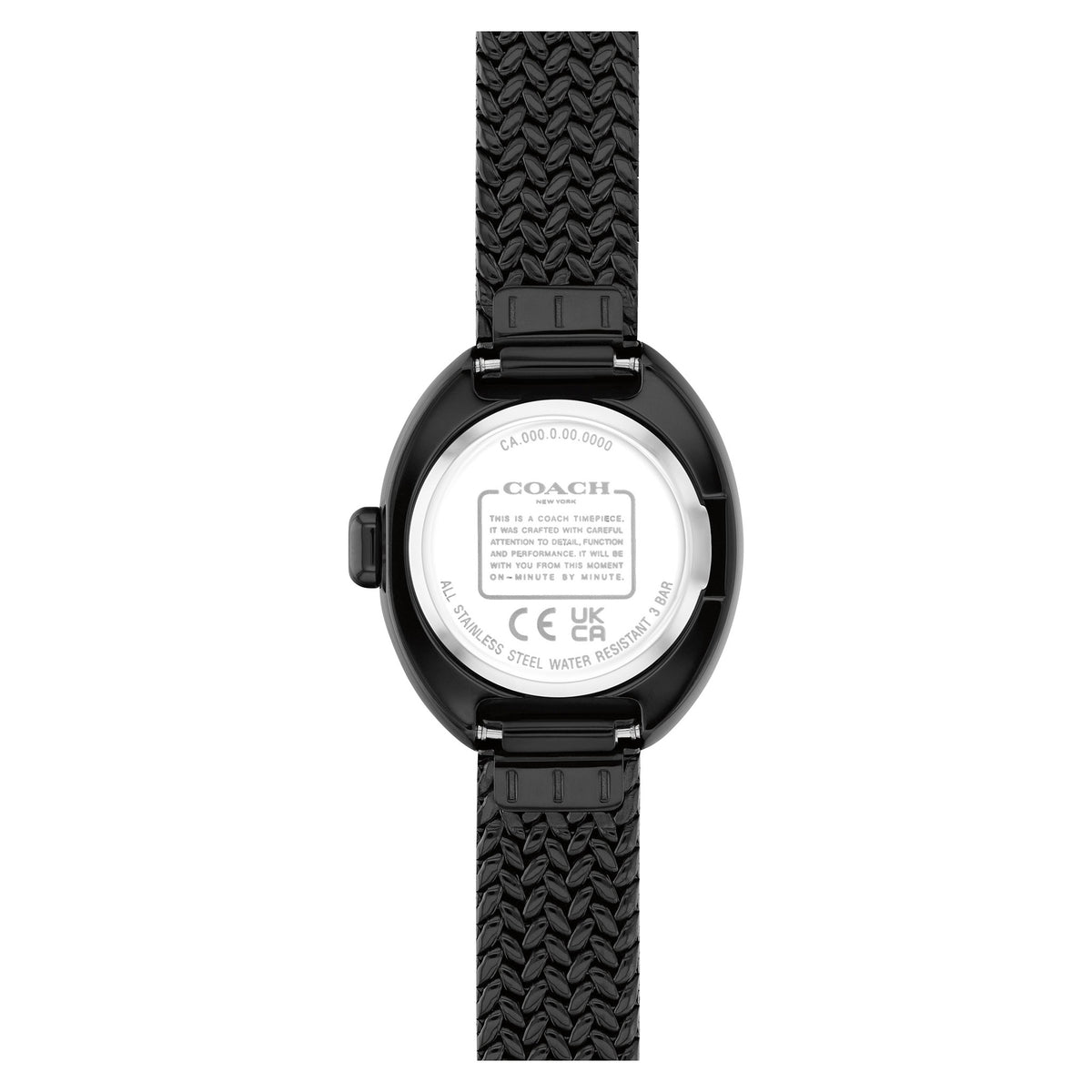 Coach Black Steel Women's Watch - 14504569