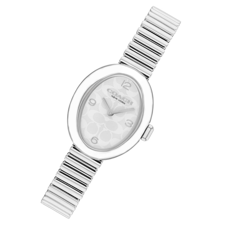 Coach Stainless Steel Silver White Dial Women's Watch - 14504570