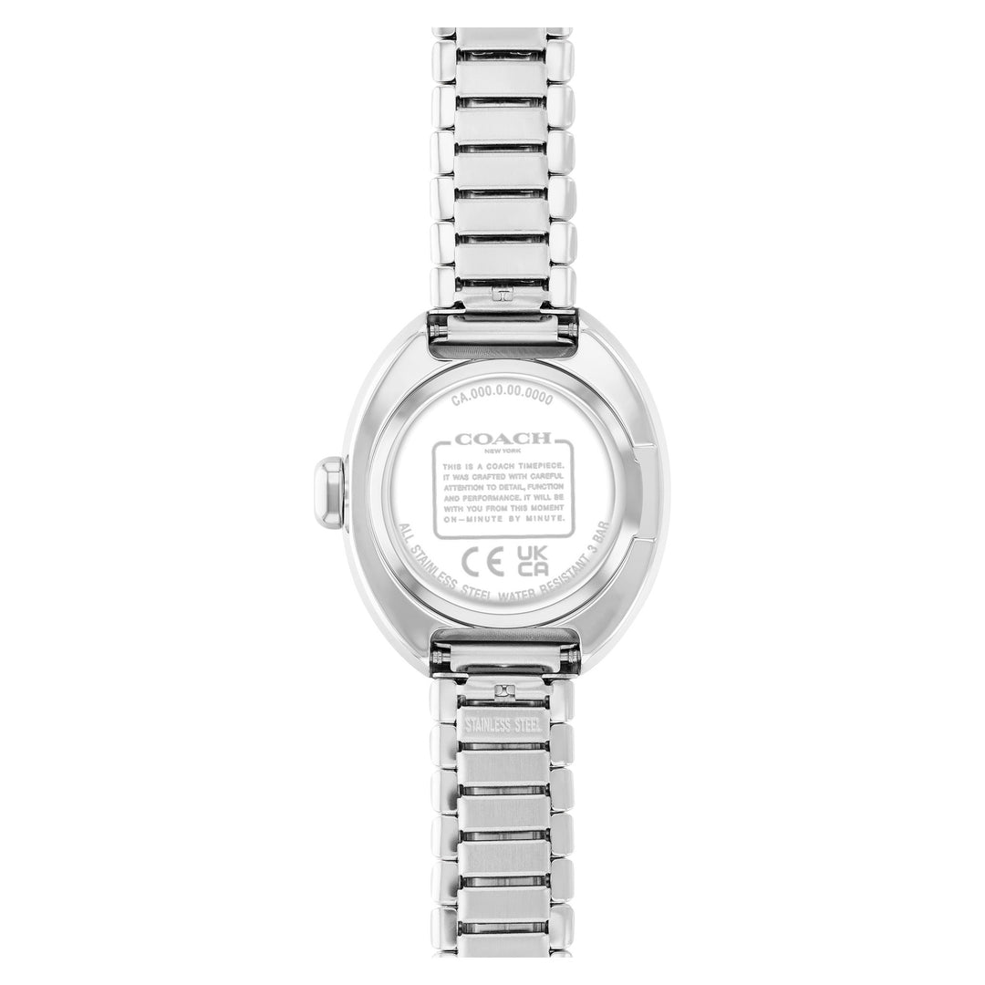 Coach Stainless Steel Silver White Dial Women's Watch - 14504570