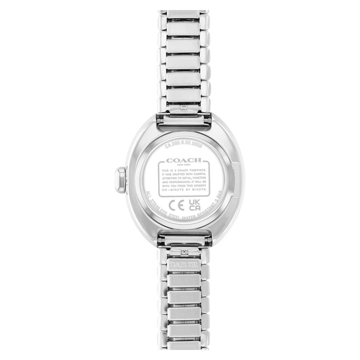 Coach Stainless Steel Silver White Dial Women's Watch - 14504570