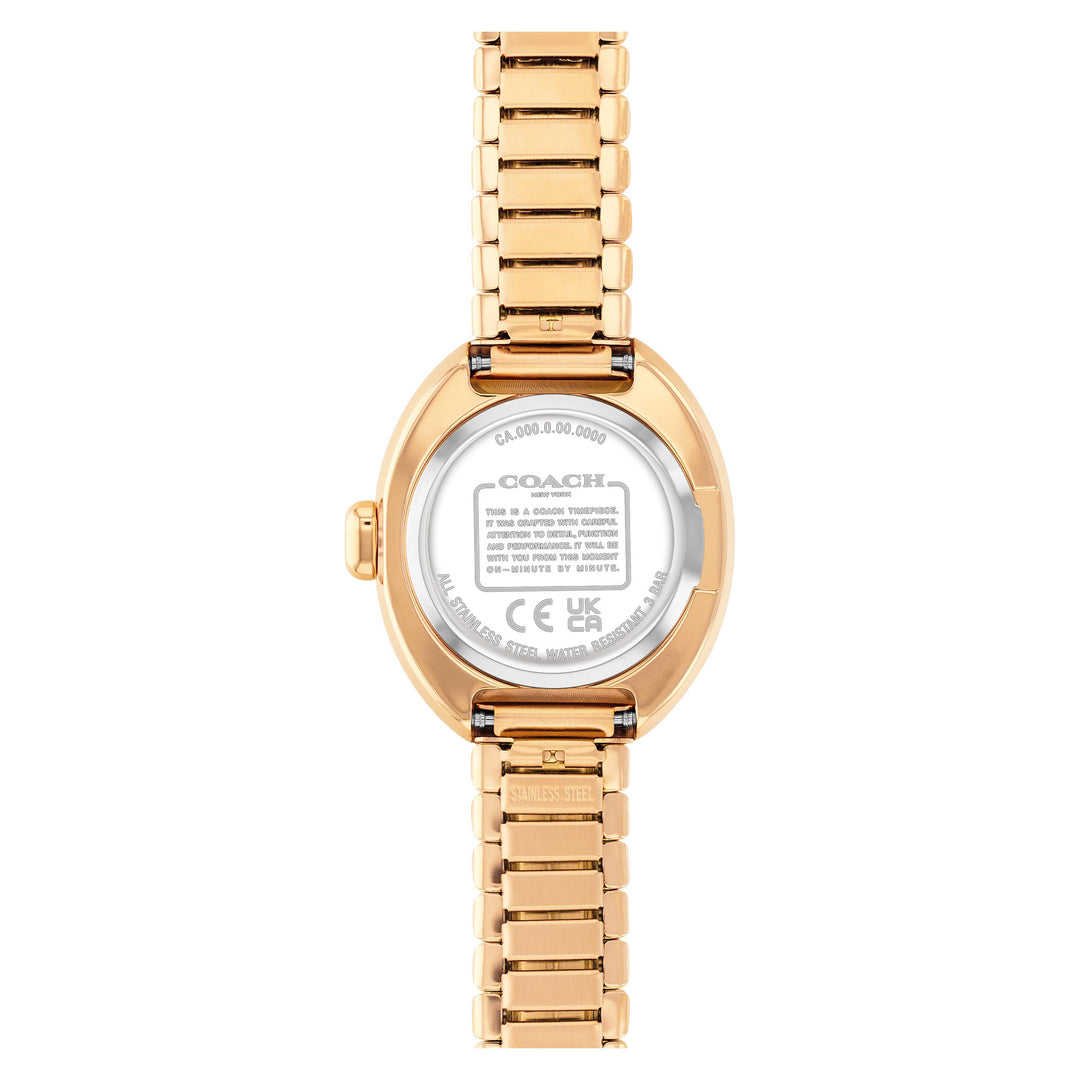 Coach Gold Steel Black Dial Women's Watch - 14504571