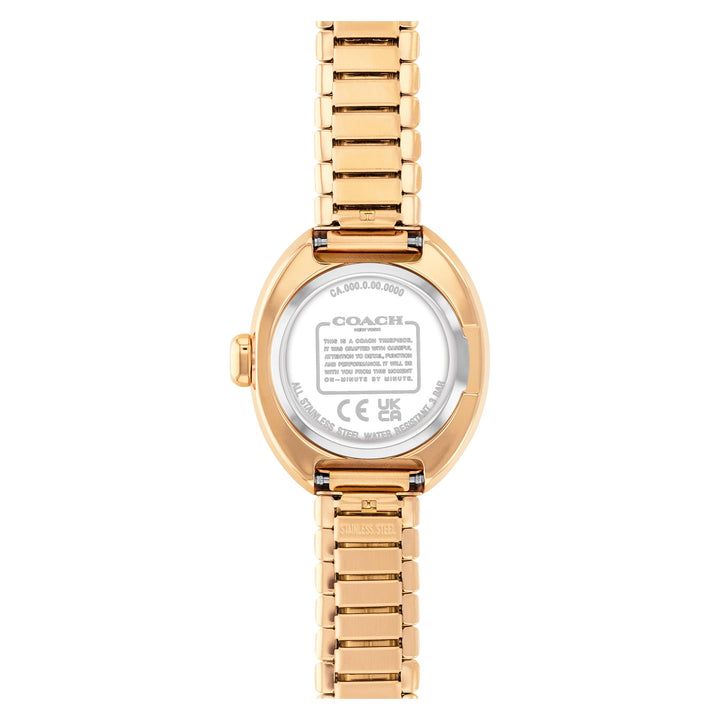 Coach Gold Steel Black Dial Women's Watch - 14504571