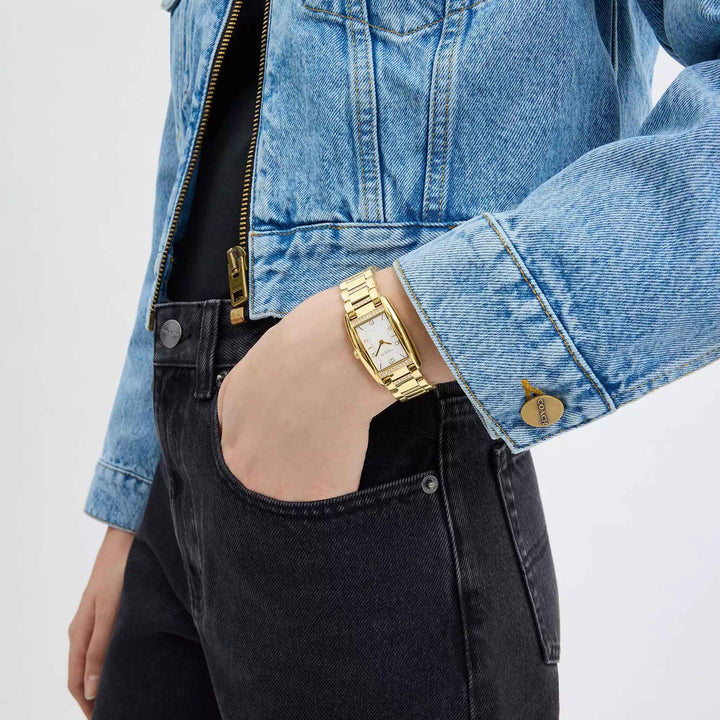 Coach Gold Steel Light Gold Dial Women's Watch - 14504588
