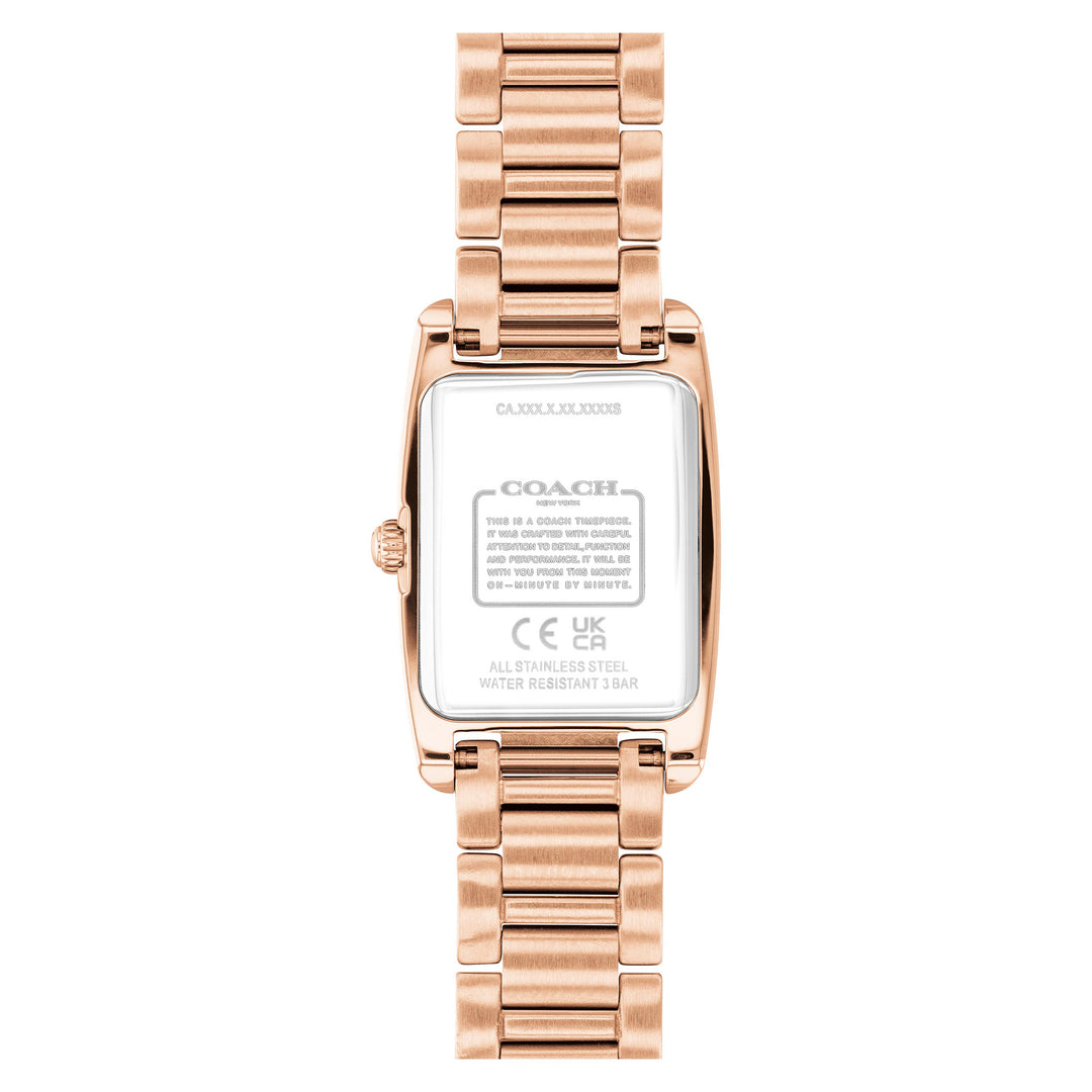 Coach Rose Gold Steel Carnation Gold Dial Women's Watch - 14504589