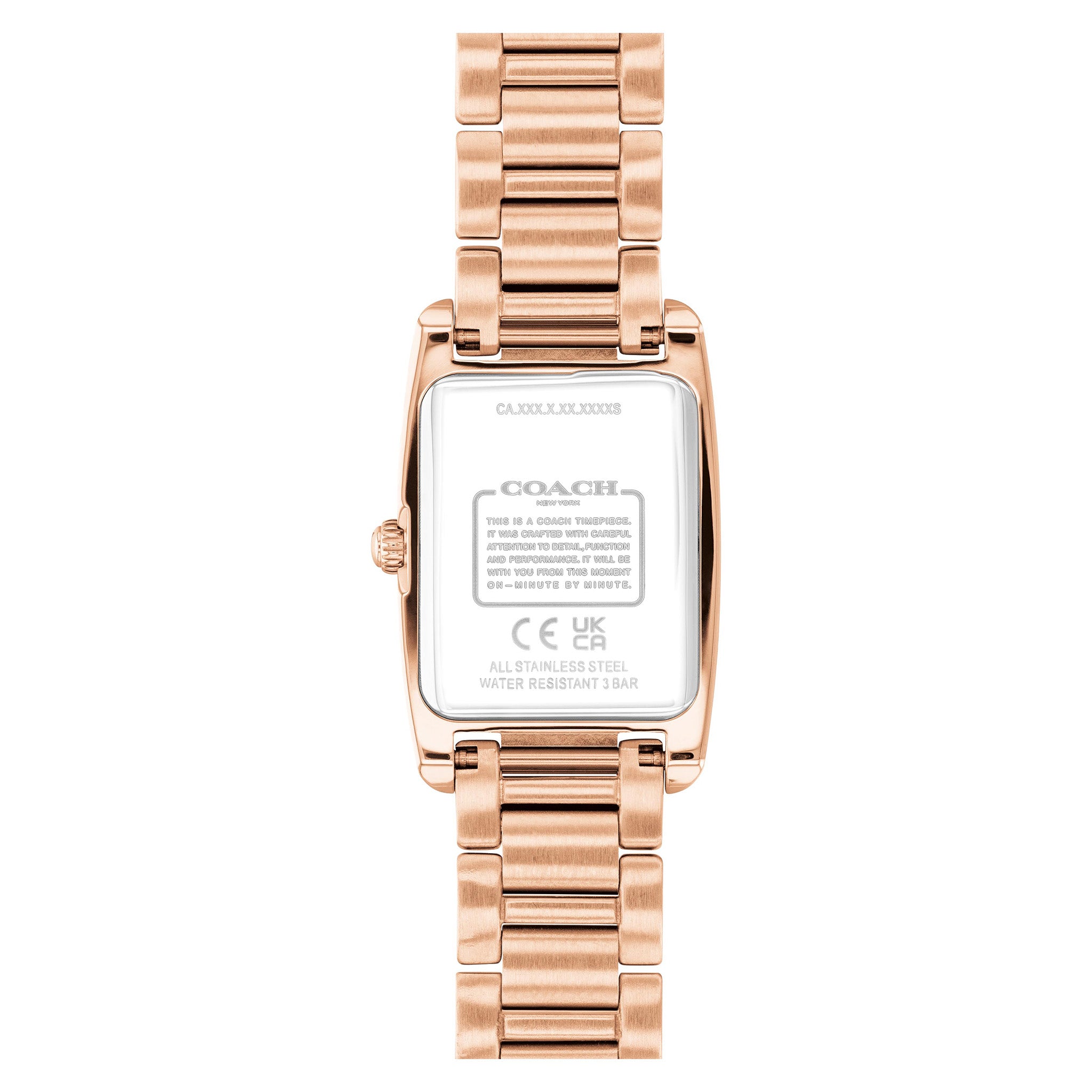 Coach Rose Gold Steel Carnation Gold Dial Women's Watch - 14504589